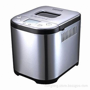 Bread Maker with Yogurt Maker and Cooking Function, Stainless Steel Housing and Big LCD Display